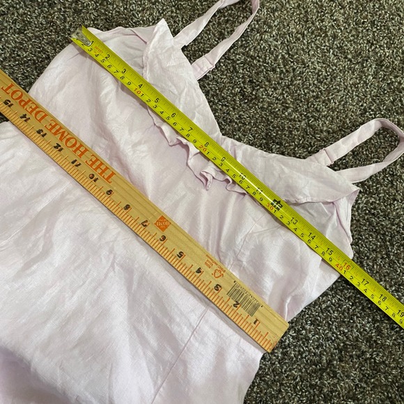 Old Navy M‎ Purple Ruffle Smocked Bodice Midi Dress Sundress Summer Casual - Picture 10 of 10